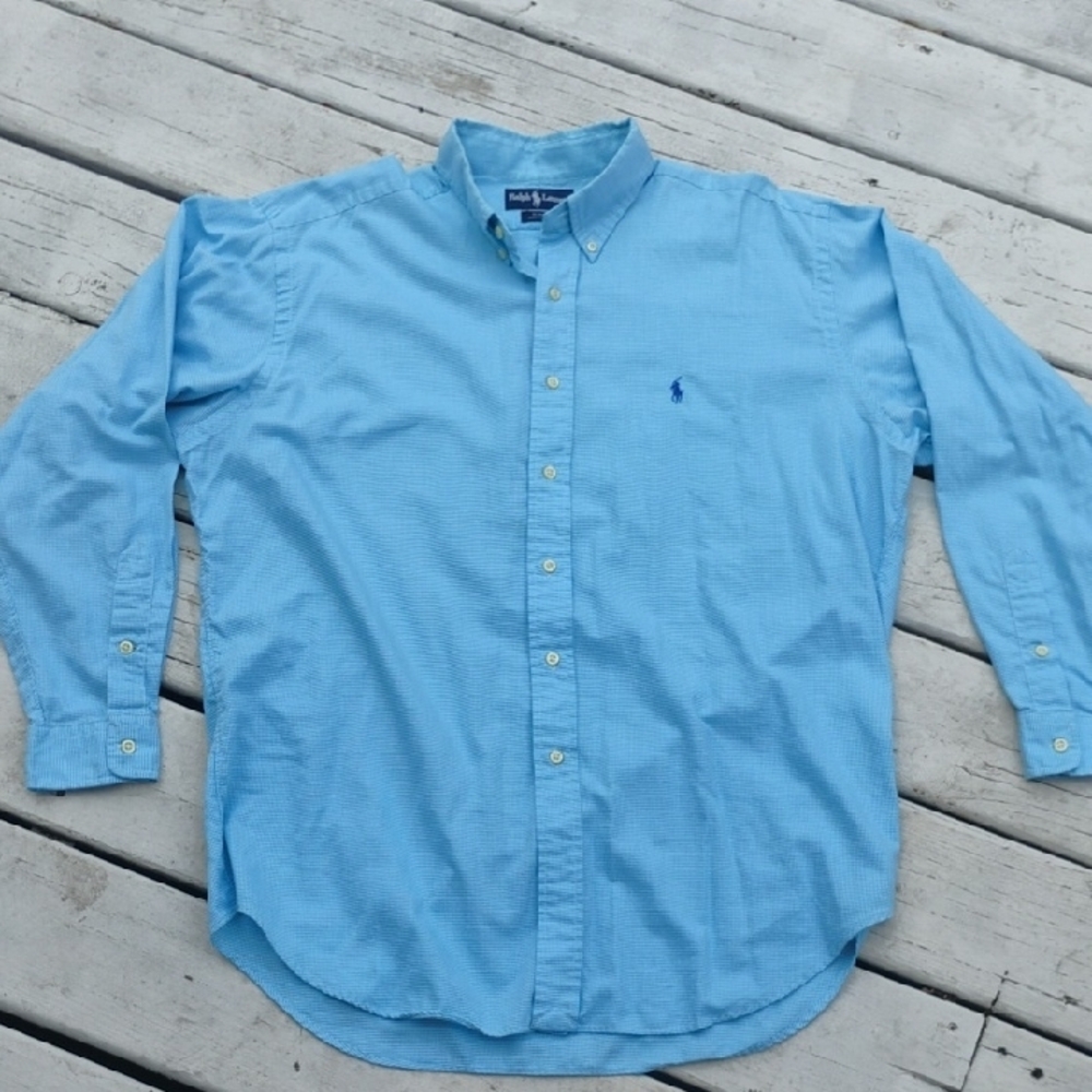 Polo by Ralph Lauren Blue Casual Button Down Shirt